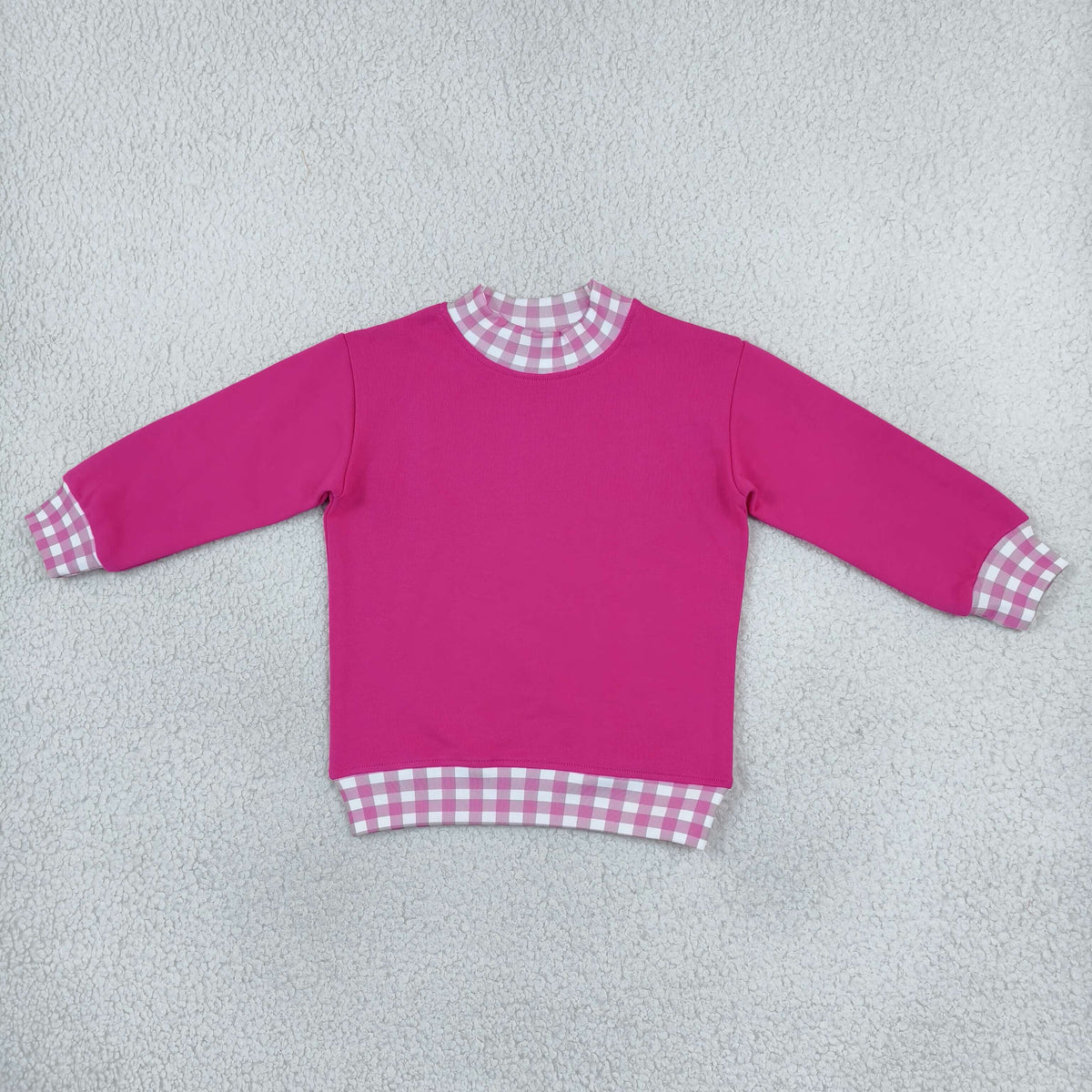 Baby Girls Hot Pink Long Sleeve Sweater Fall T-shirts Top