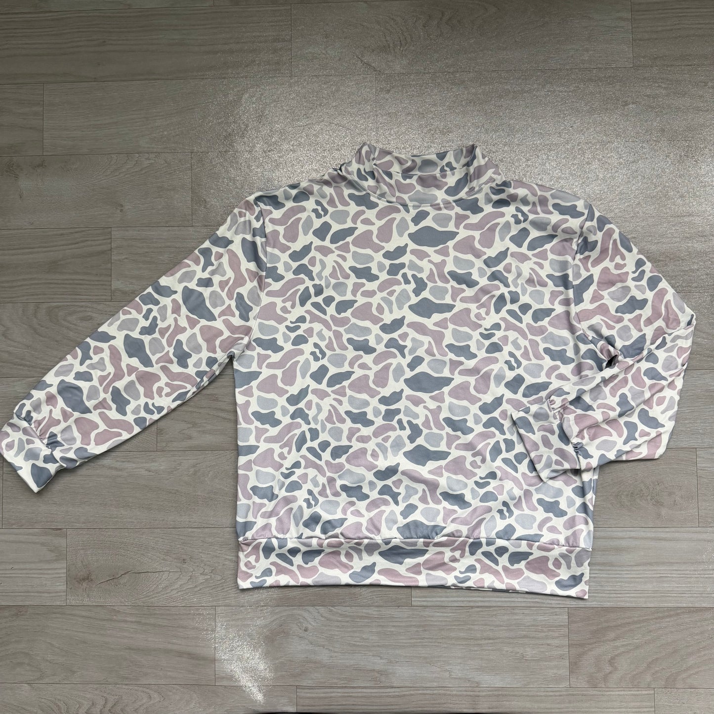 Baby Girls Light Grey Camo Yoga Active Long Sleeve T-shirts Top Preorder