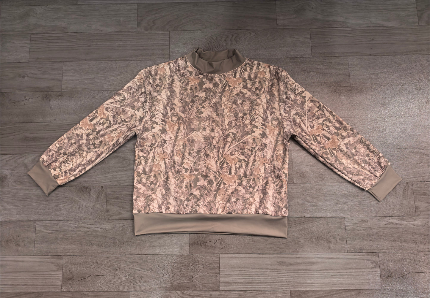 Preorder Adult Women Long Sleeve Southern Leaves Camo Yoga Active T-shirts Top
