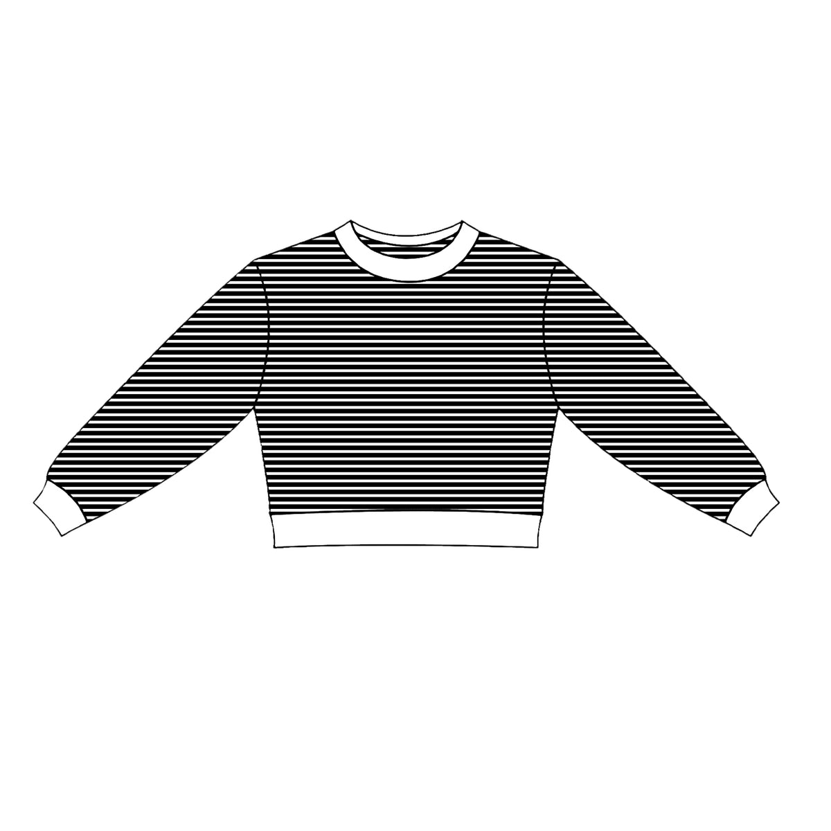 Baby Girls Black Stripe Long Sleeve Yoga Active T-shirts Top Preorder
