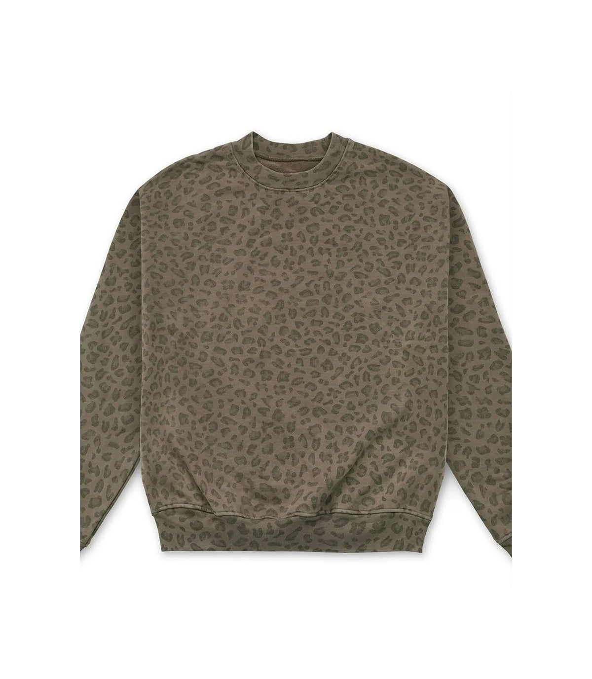 Preorder moq 5 Baby Girls Leopard Round Neck Long Sleeve Tee Shirts Tops