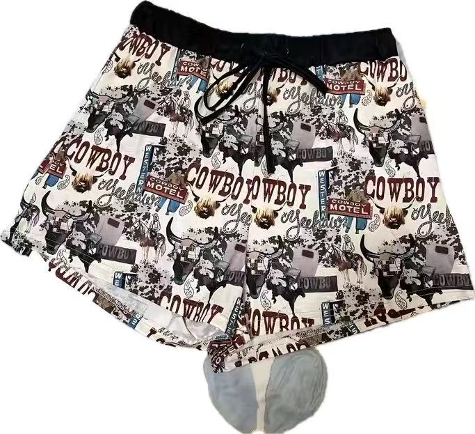 Adult Women Cowboy Shorts Bottoms Preorder(moq 5)