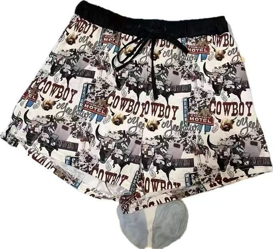 Adult Women Cowboy Shorts Bottoms Preorder(moq 5)