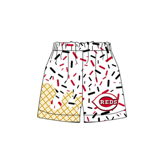 Preorder(moq 5) Adult Men Team Reds Shorts Bottoms