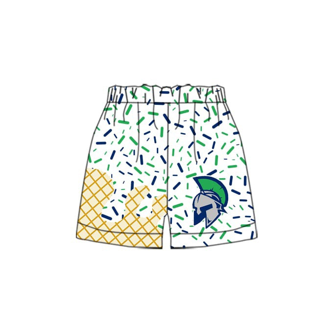 Preorder(moq 5) Adult Men Team green Shorts Bottoms