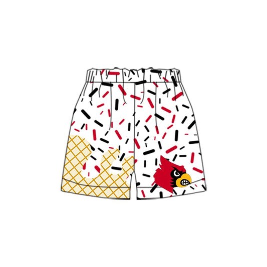 Preorder(moq 5) Adult Men Team Red birds Shorts Bottoms
