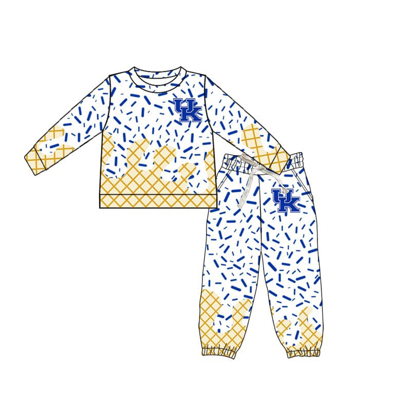 preorder(moq 5) Baby Boys UK Team long Sleeve Tee Shirt pants Clothes Sets