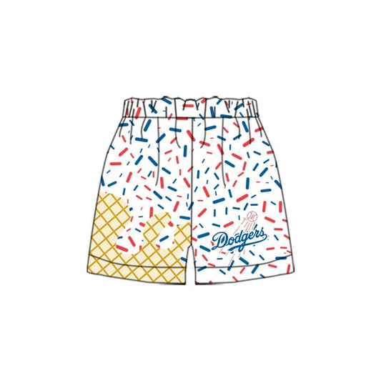 Preorder moq 5 Baby Boys dodgers Sprinkles Team drips Shorts Bottoms