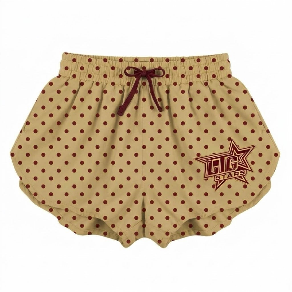 Preorder (moq 5)Baby Girls Yoga Gold Stars Butterfly Shorts Bottom