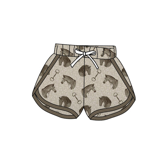 Adult Women Western Horse Shorts Bottoms Preorder(moq 5)