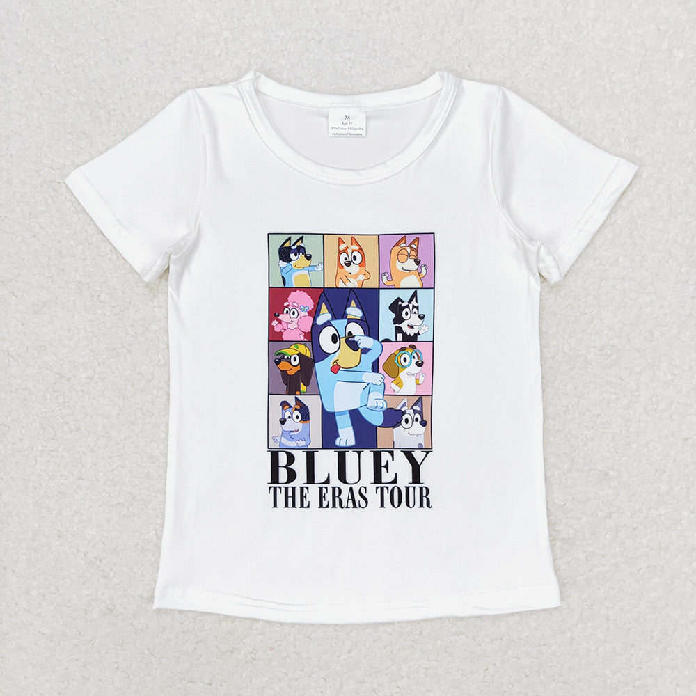 Baby Boys Blue Dog Short Sleeve Tee Shirts Tops