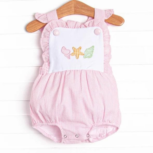 Baby Infant Girls Starfish Straps Rompers preorder split order May 19th