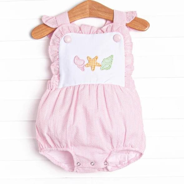 Baby Infant Girls Starfish Straps Rompers preorder split order May 19th