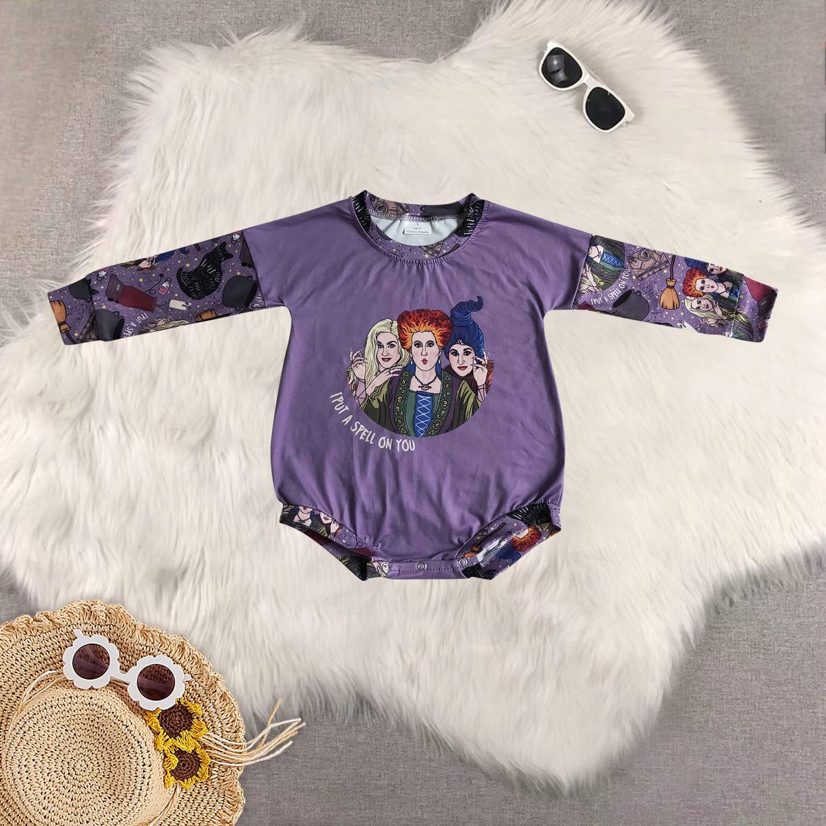 Sibling Baby Boys Halloween Witch Pajamas Pants Clothes Sets Romper