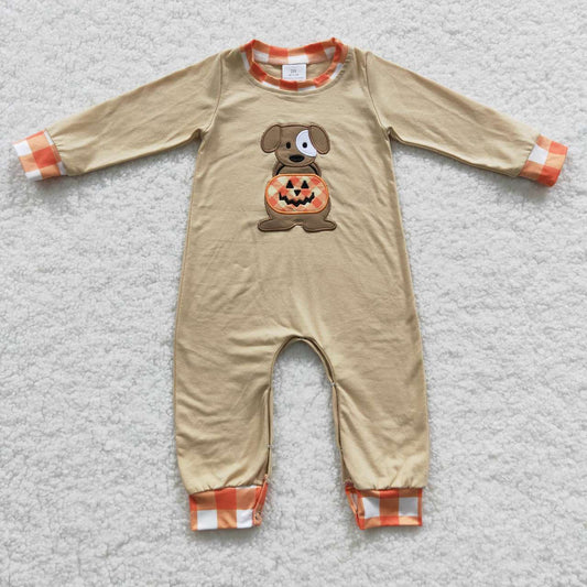 USA Shop Baby Boys Dog Pumpkin Halloween Rompers
