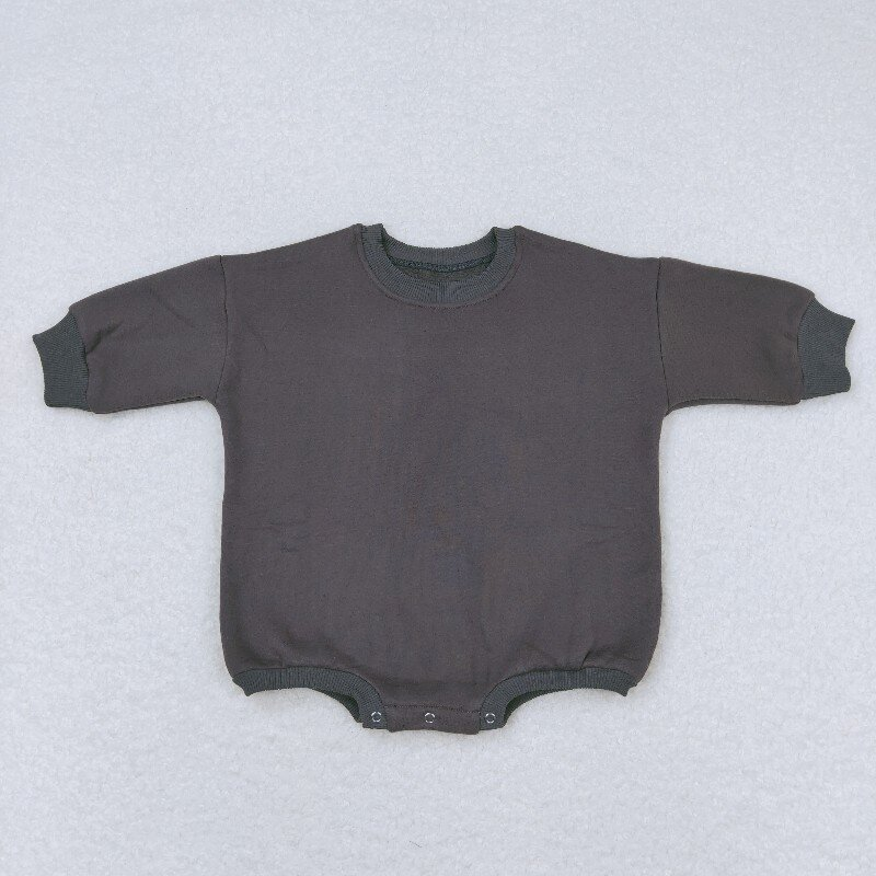 Sibling Baby Girls Long Sleeve Cotton Sweater Rompers