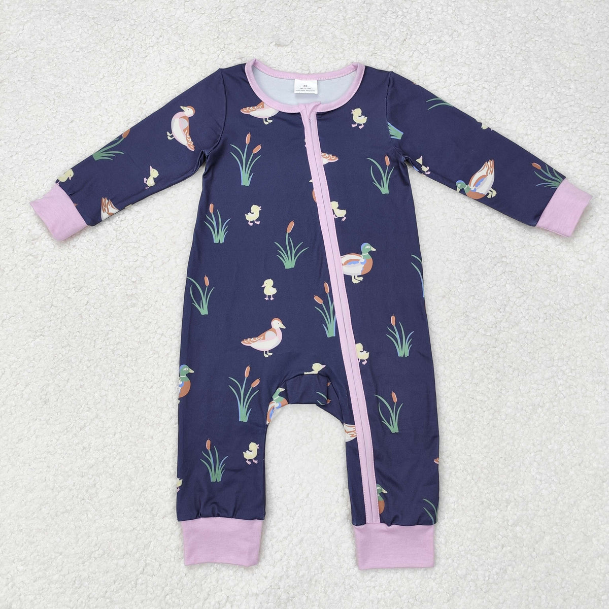 Sibling Baby Boys Long Sleeves Deer Ducks Fishing Camo Hunting Zip Rompers