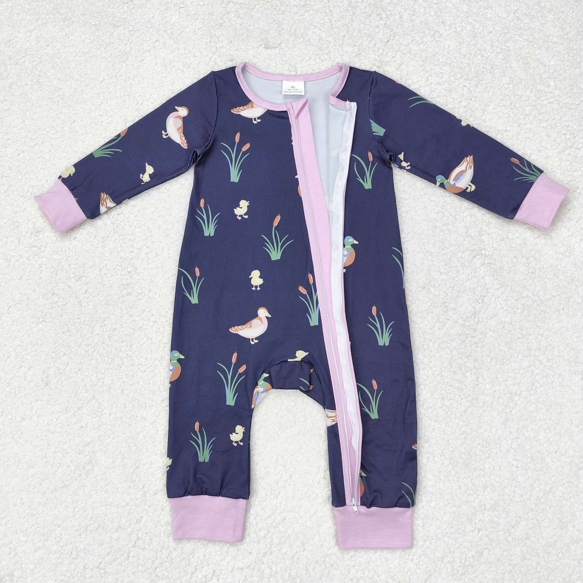 Sibling Baby Boys Long Sleeves Deer Ducks Fishing Camo Hunting Zip Rompers