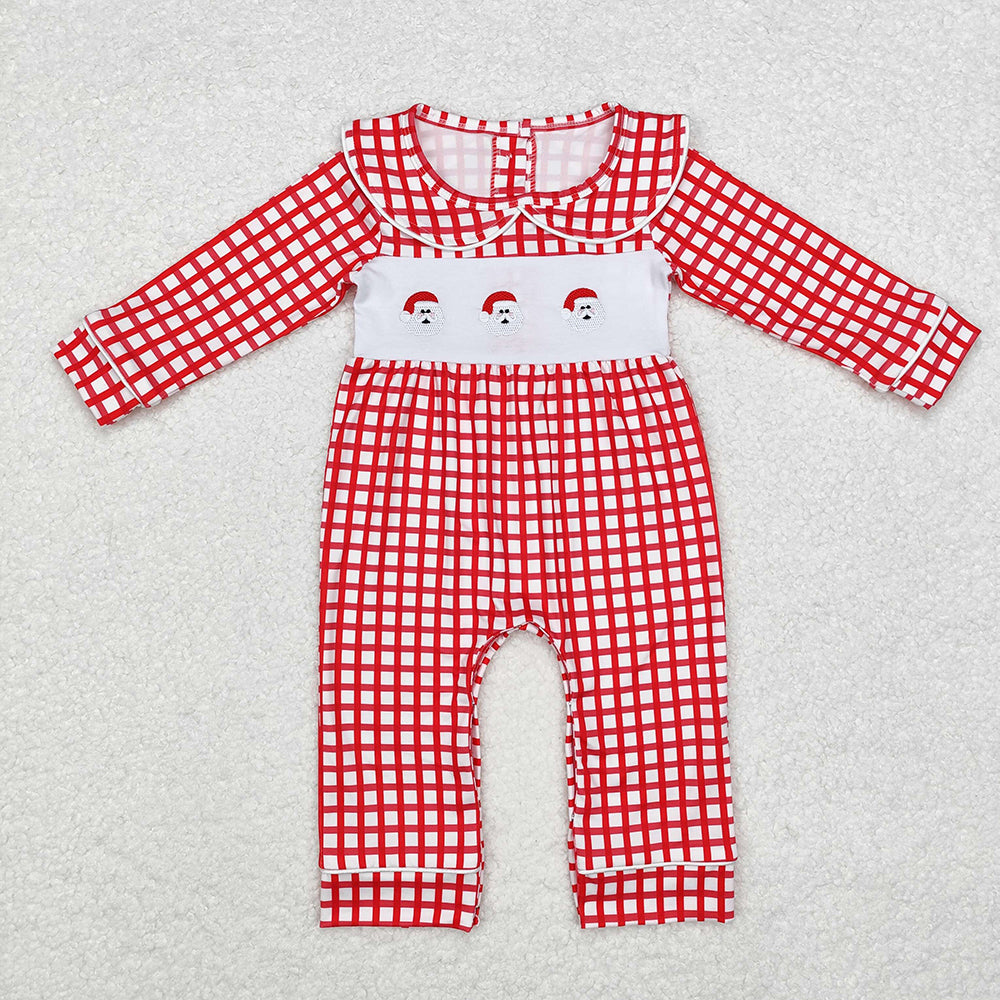 Sibling Baby Girls Christmas Santa Rompers Dresses Clothes