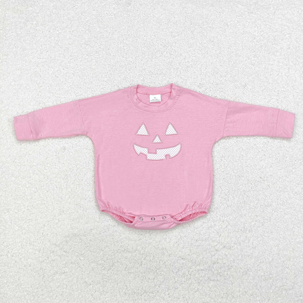 Sibling Boys Baby Infant Girls Halloween Smile Face Long Sleeve Rompers