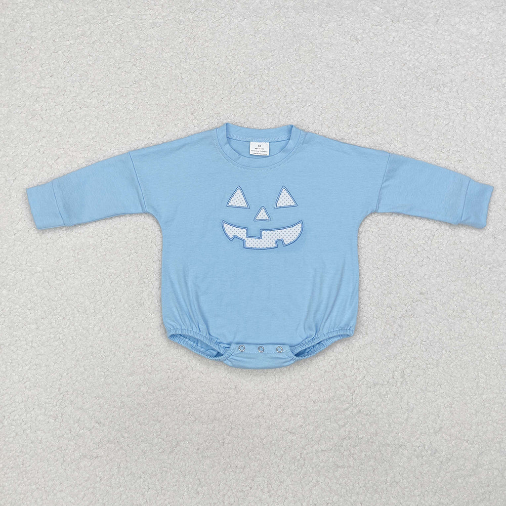 Sibling Boys Baby Infant Girls Halloween Smile Face Long Sleeve Rompers