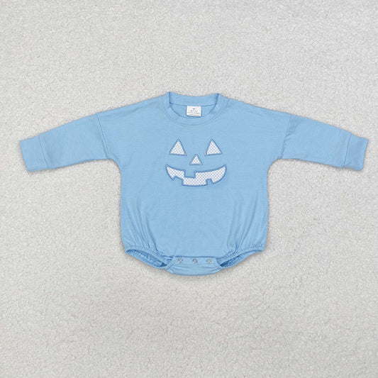 Baby Infant Boys Halloween Smile Face Long Sleeve Rompers