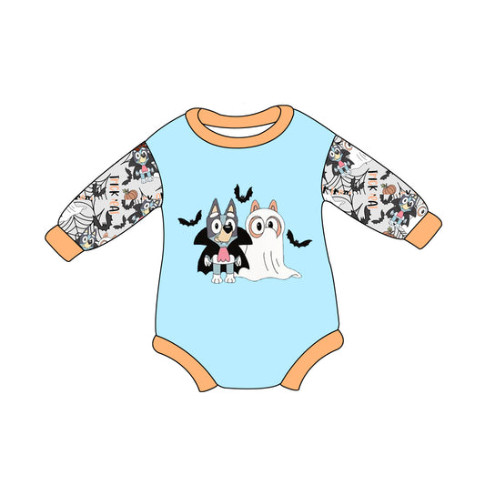 Baby Infant Bats Dogs Halloween Rompers preorder