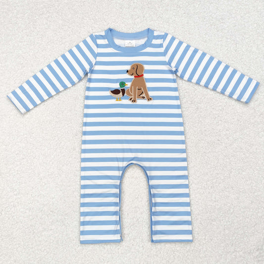 USA Shop Baby Infant Boys Dog Duck Stripes Rompers