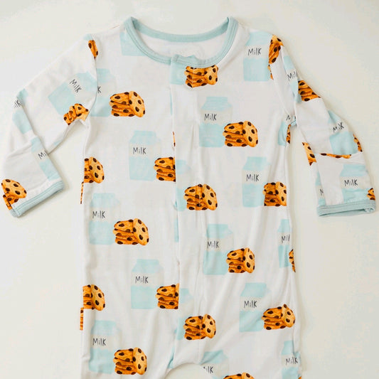 Baby Infant Boys Milk Cookie Buttons Rompers preorder