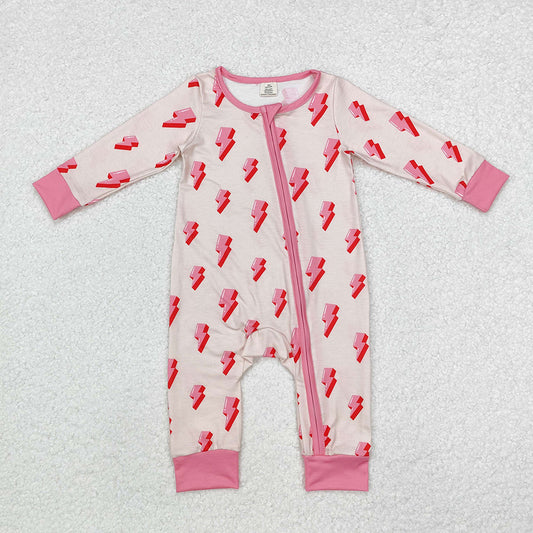 Baby Infant Girls Western Lights Bamboo Zippy Rompers