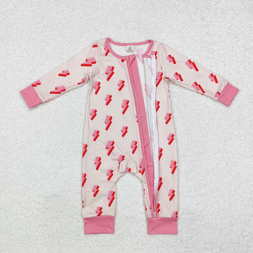 Baby Infant Girls Western Lights Bamboo Zippy Rompers