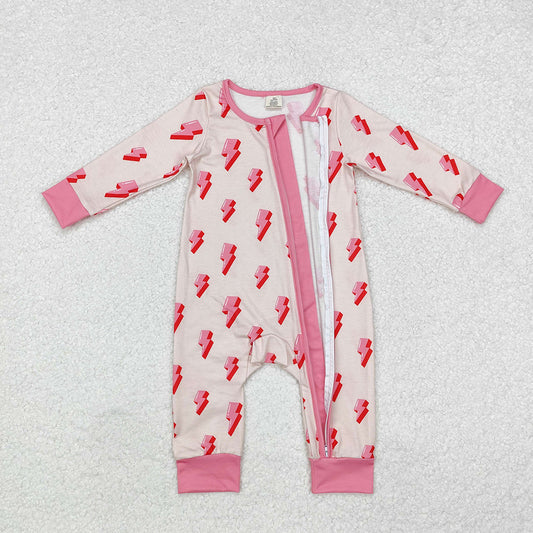 Baby Infant Girls Western Lights Bamboo Zippy Rompers