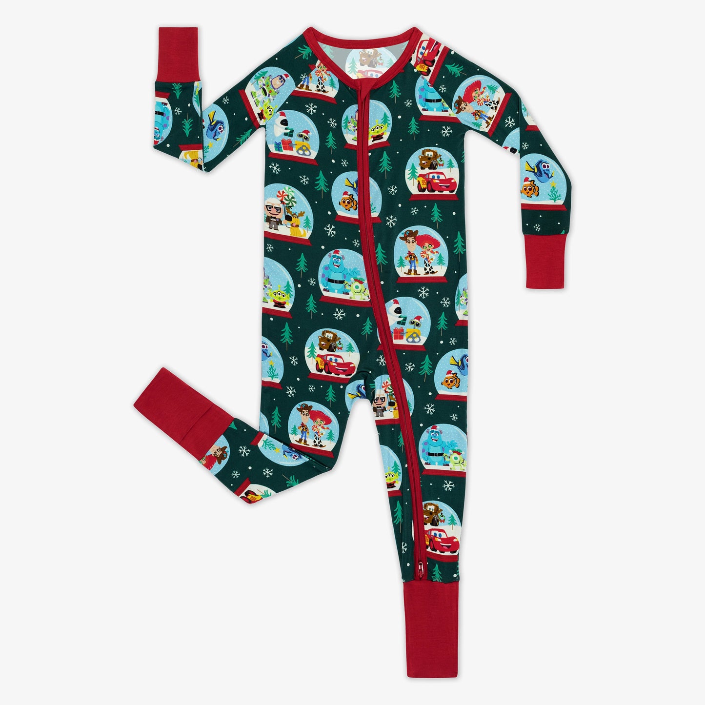 Baby Infant Boys Toy Christmas Long Sleeve Zip Rompers preorder