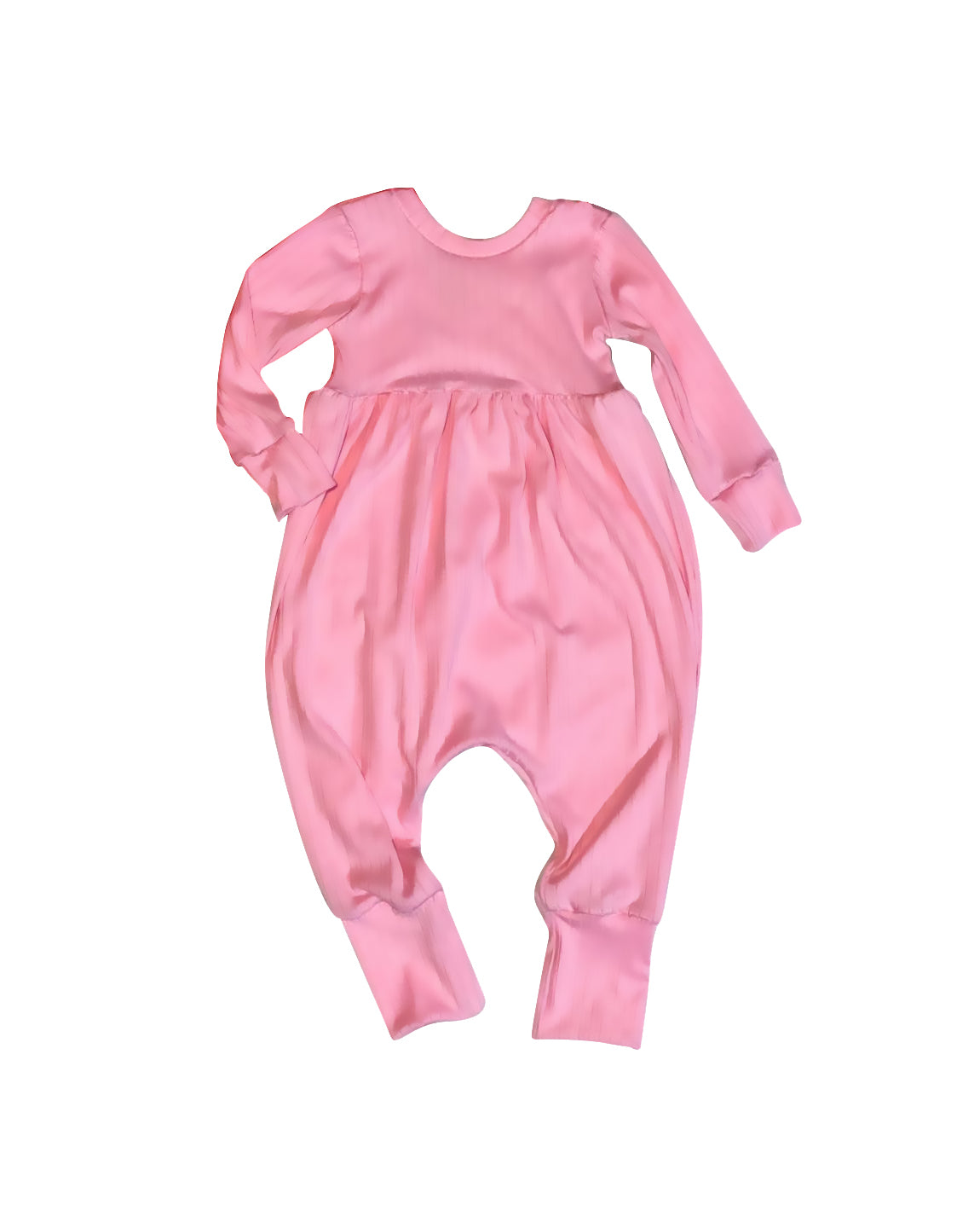 Baby Infant Girls Valentines Pink Cotton Long Sleeve Rompers preorder