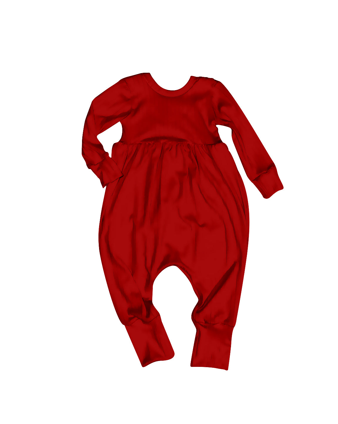 Baby Infant Girls Valentines Red Cotton Long Sleeve Rompers preorder