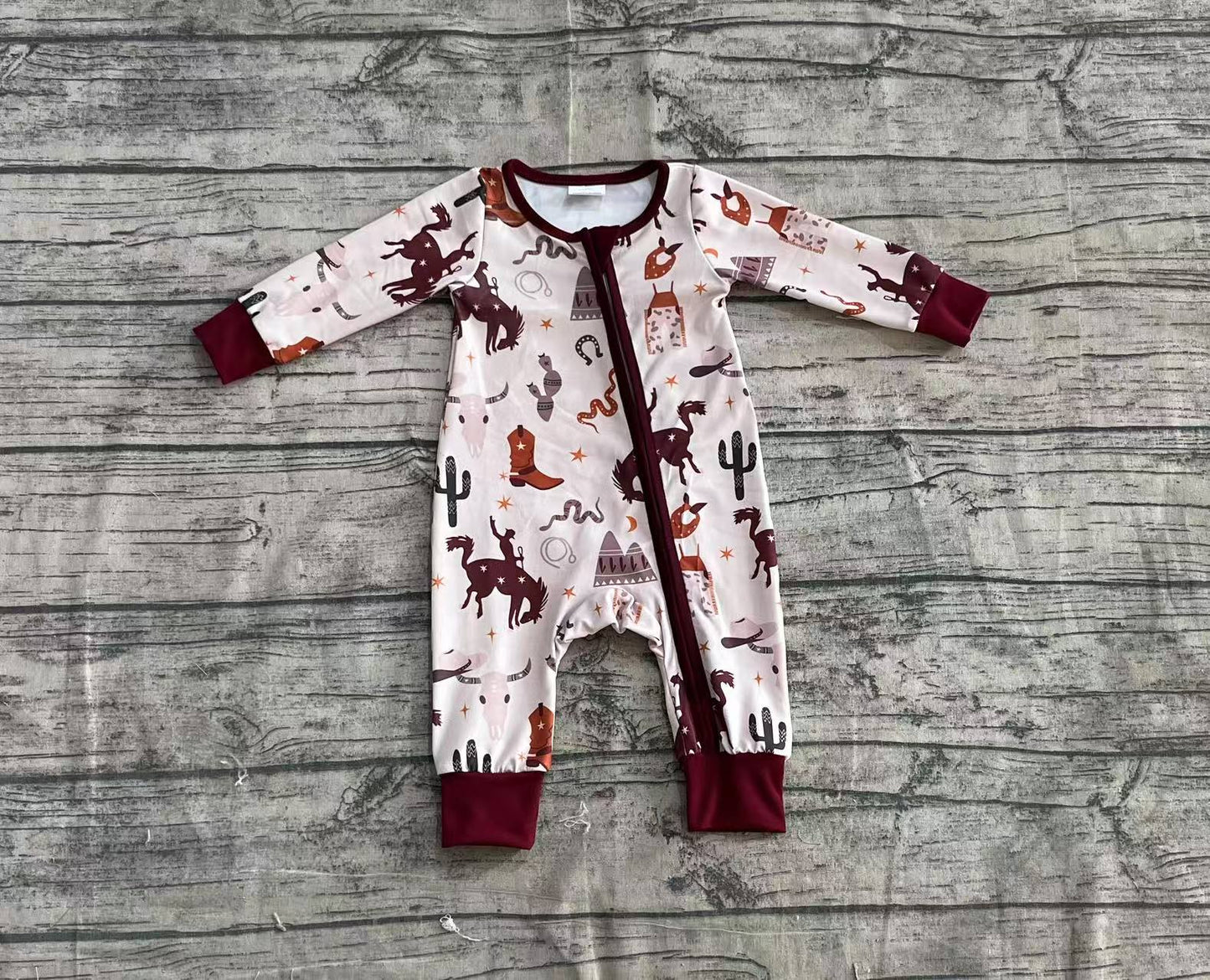Baby Boys Western Rodeo Rompers