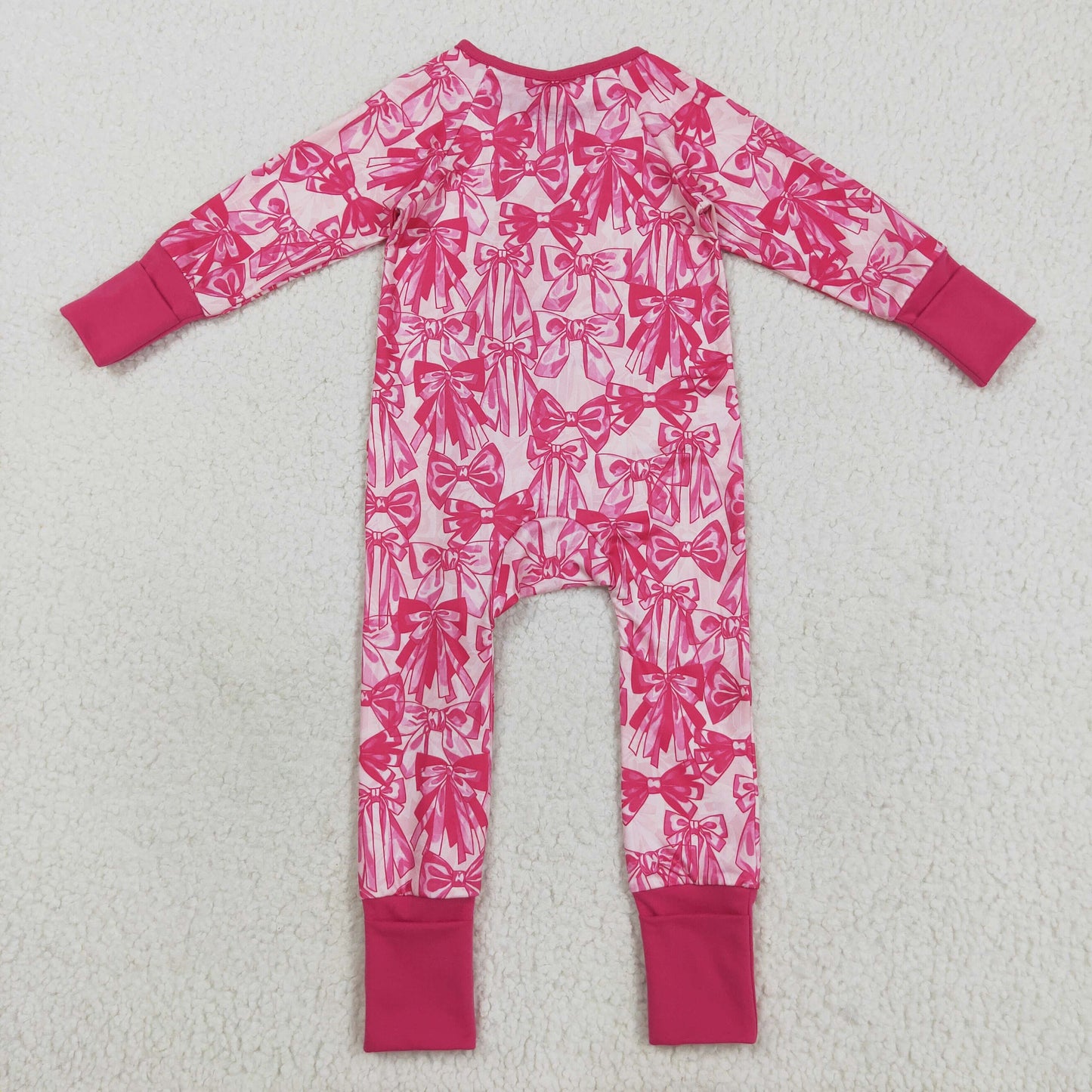 Sibling Baby Girls Colorful Flowers Bows Two Way Zip Convertible Rompers
