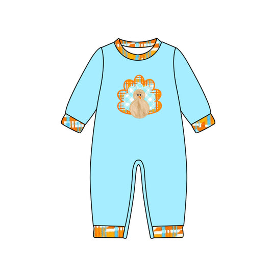 Baby Boys Long Sleeves Turkey Pant Rompers Preorder