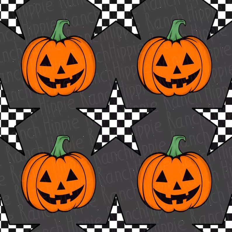 Baby Boys Halloween Stars Pumpkins Zipper Footie Rompers