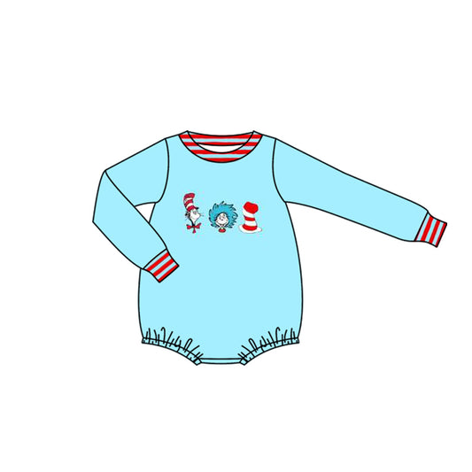 Baby Boys Cartoon Mr Reading Rompers Preorder