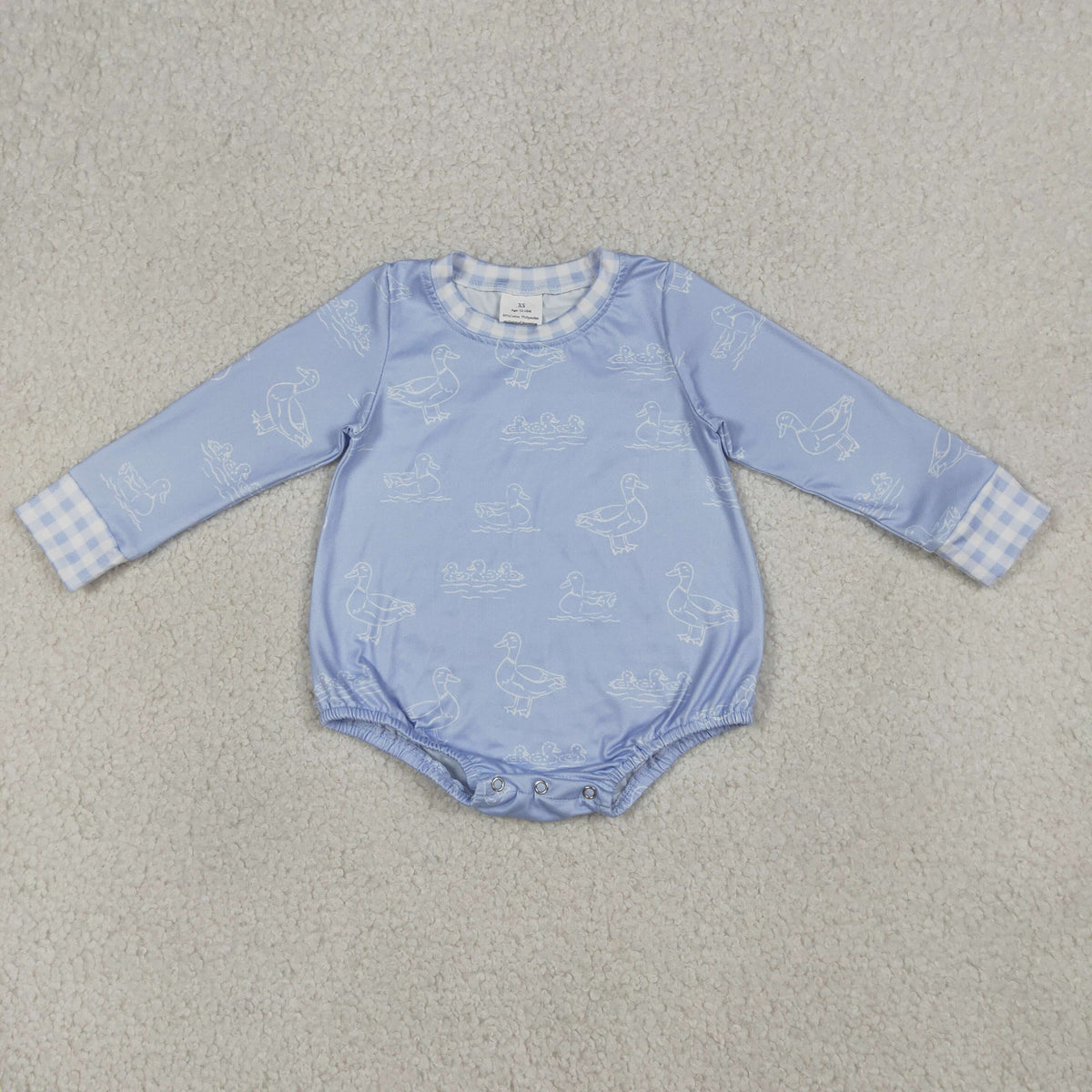 Sibling Baby Boys Girls Long Sleeves Camo Deer Dogs Ducks Hunting Rompers