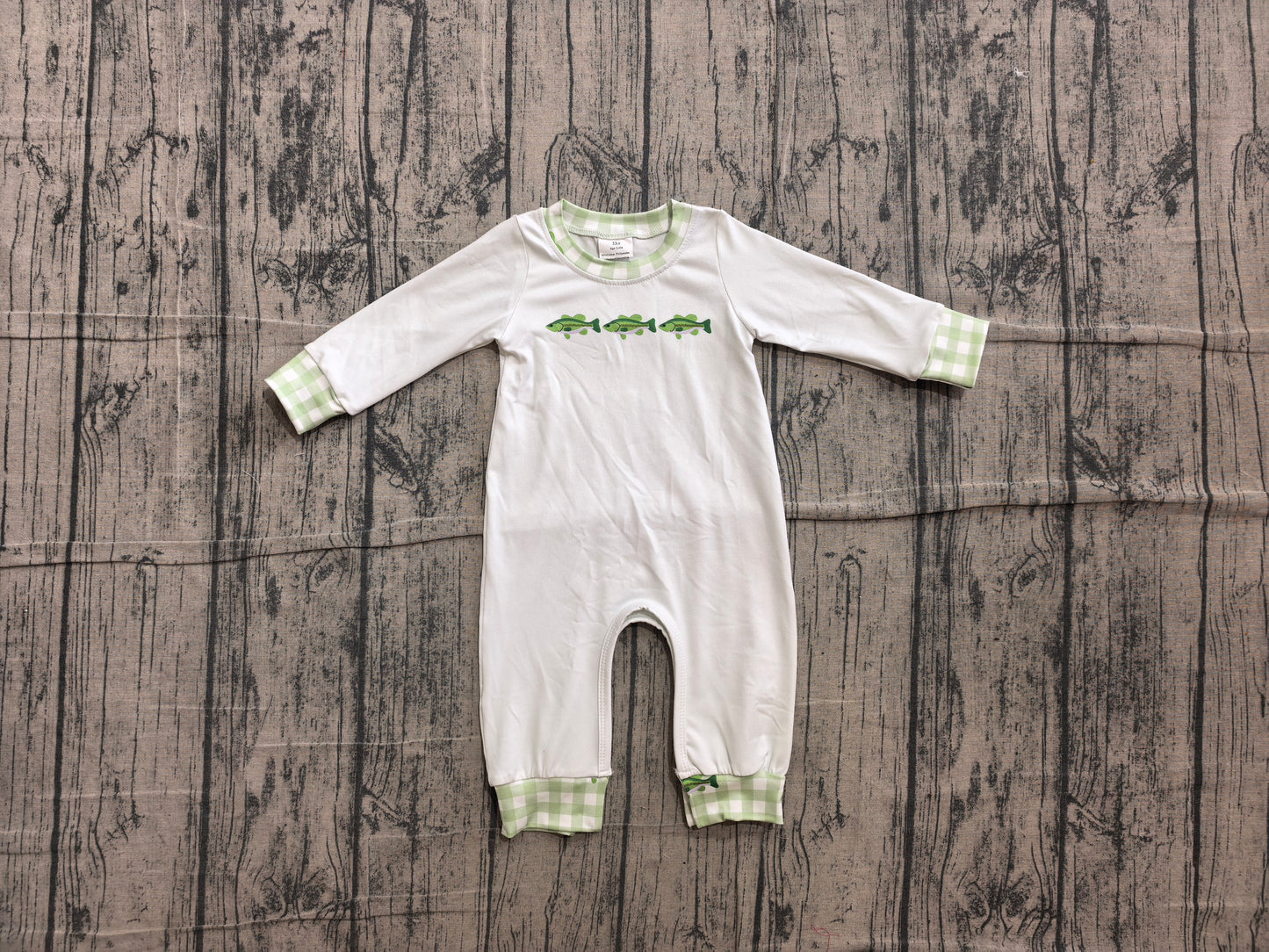 Baby Boys Long Sleeve Fishes Hunting Rompers Preorder
