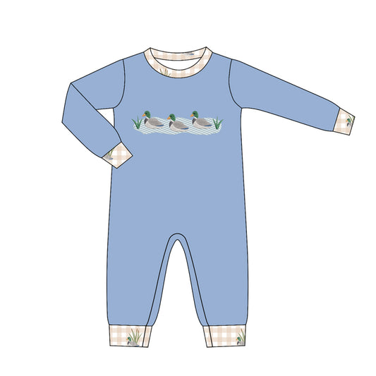 Baby Boys Long Sleeve Ducks Hunting Rompers Preorder