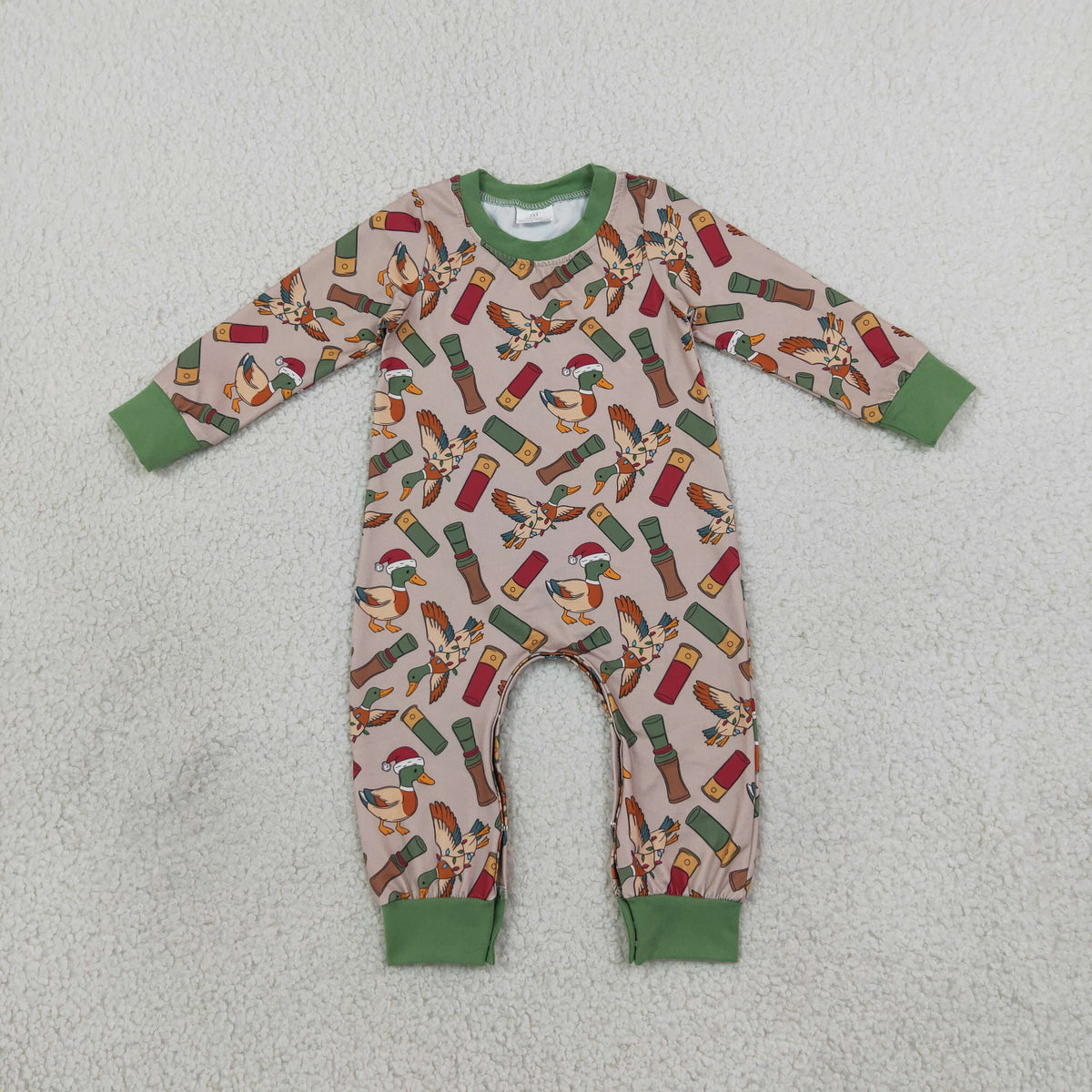 Baby Boys Hat Ducks Calls Christmas Hunting Pant Rompers