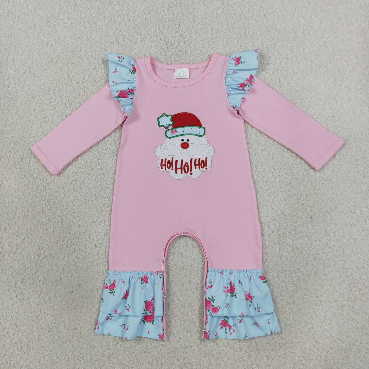 Sibling Baby Girls Long Sleeves Embroidery Turkey Pumpkins Deer Fall Ruffle Pant Rompers