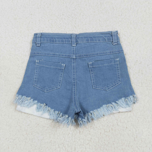 USA Shop Baby Girls Stars Stripe 4th of July Denim Shorts Bottom