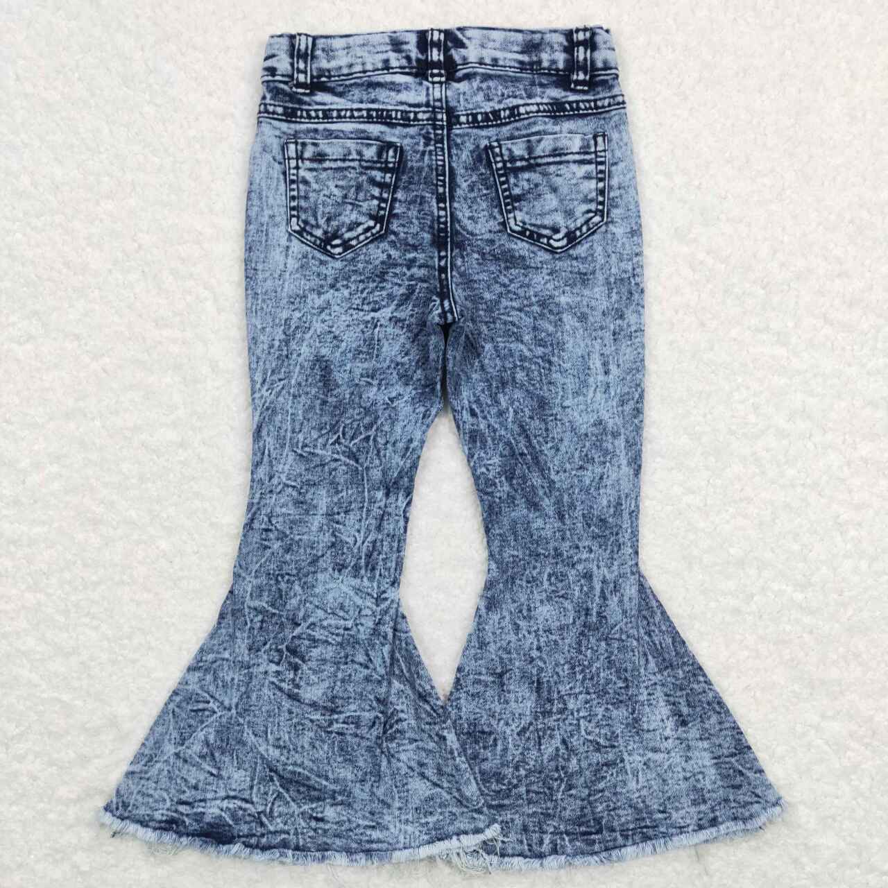 USA Shop Baby Girls Navy Fashion Bell Pants Denim Jeans