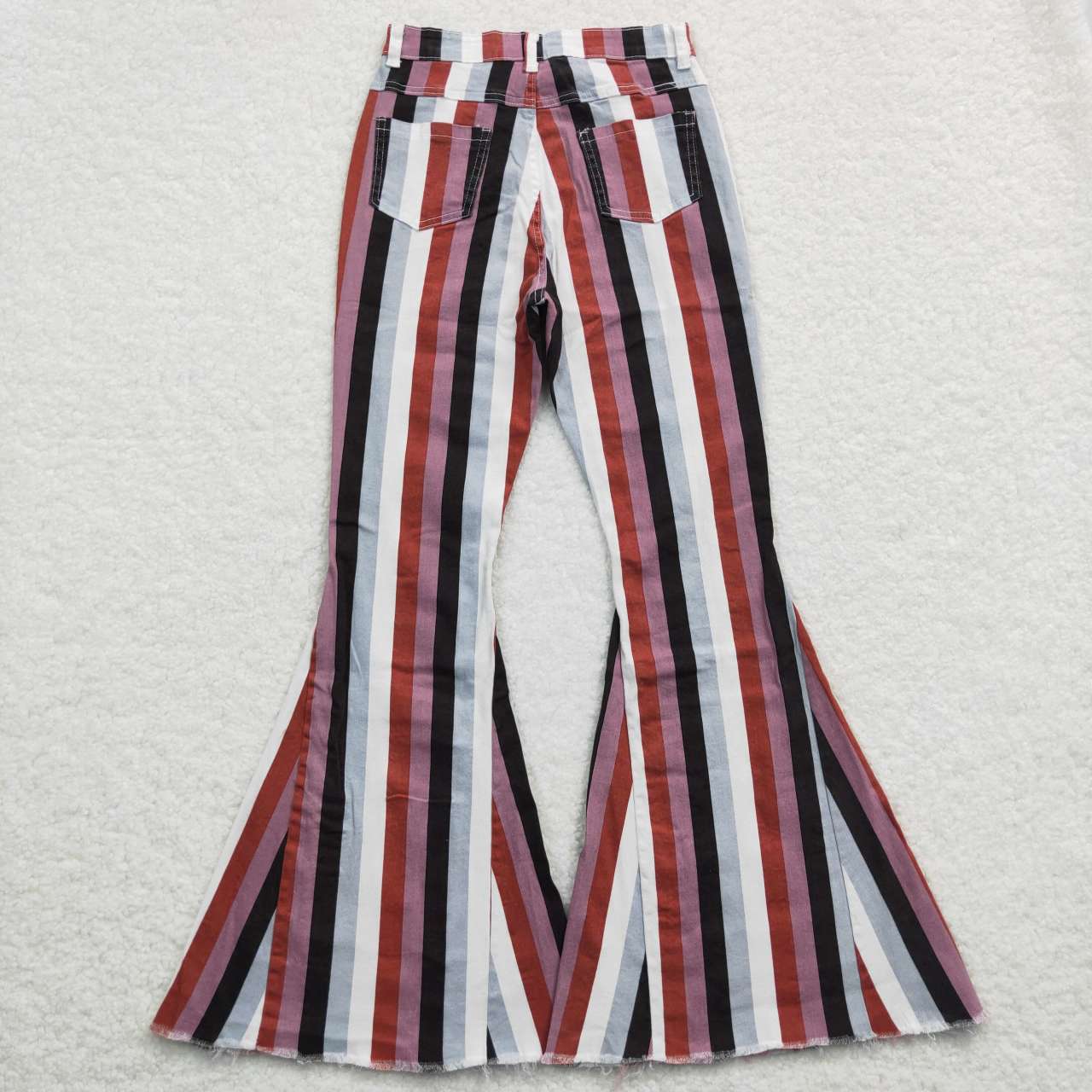 Adult Women Bell Bottom Denim Jeans Trousers
