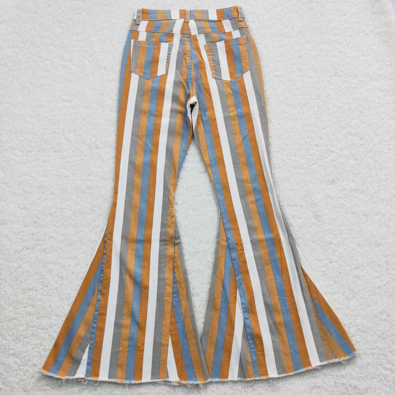 Adult Women Bell Bottom Denim Jeans Trousers