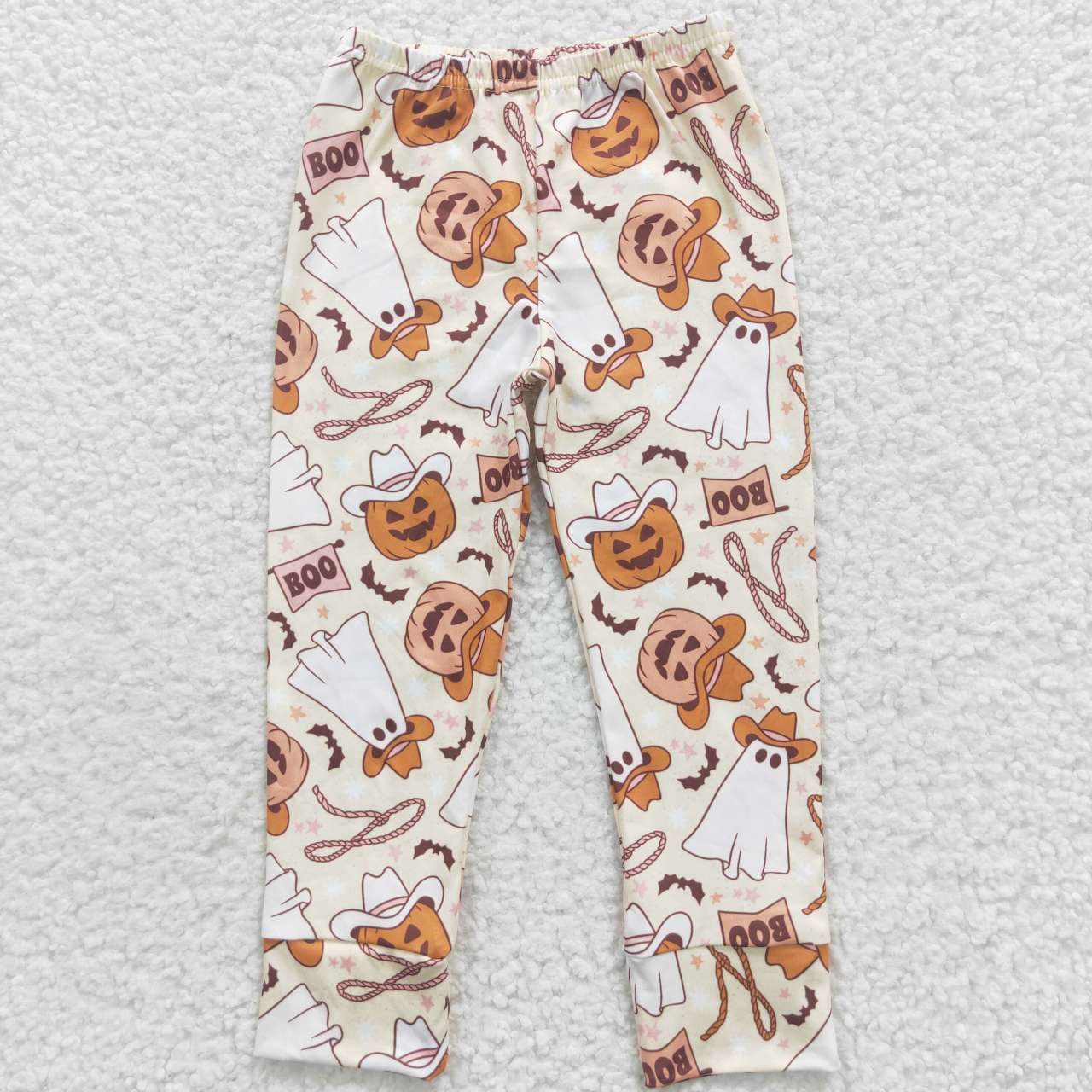 Sibling Baby Boys Halloween Ghosts Pumpkins Legging Pants Bottom